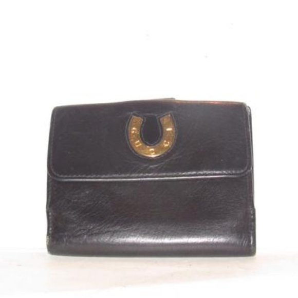 Gucci Supple Black Leather Bi-fold Horseshoe - Picture 6 of 12
